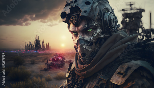 Cyborgs Army - Future War - Generative AI