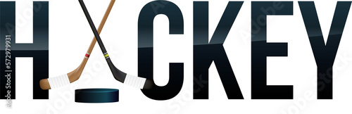 Photography Hockey Word Art Illustration