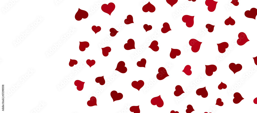 colorful flying hearts on a blue background. 3d colorful flying hearts on a blue background. 3d