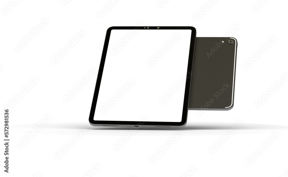 Tablet pc computer with blank screen 3d Tablet pc computer with blank screen 3d