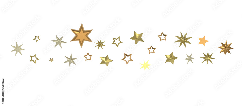A gray whirlwind of golden snowflakes and stars. New A gray whirlwind of golden snowflakes and stars. New