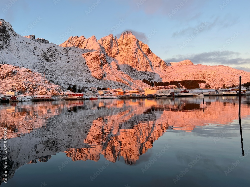 Obraz premium Sunrise in Norway