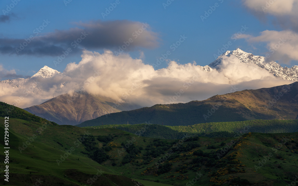 landscape in the mountains Ossetia