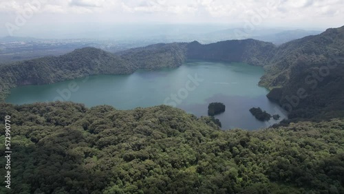 Crater lake ngozi in Tanzania, Africa photo