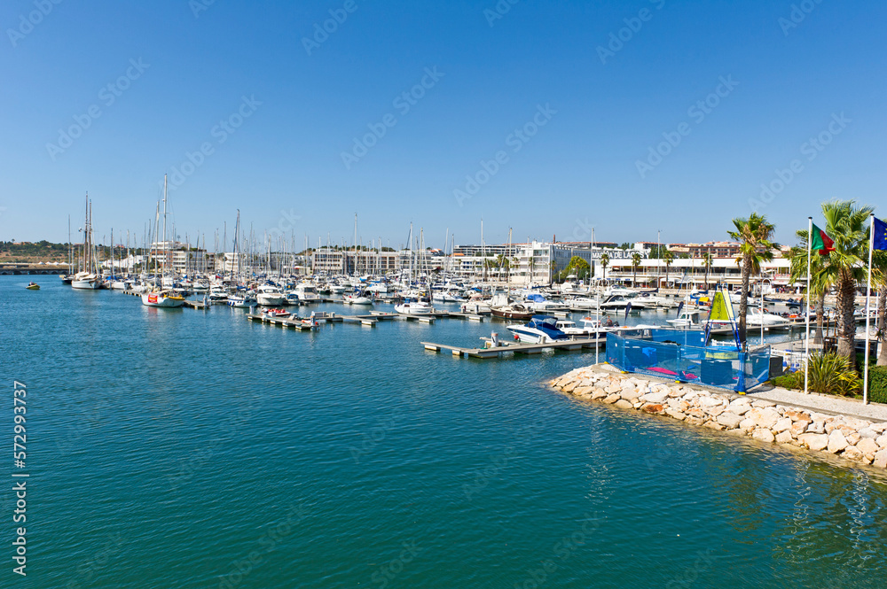 Marina and sea front Lagos Algarve Portugal