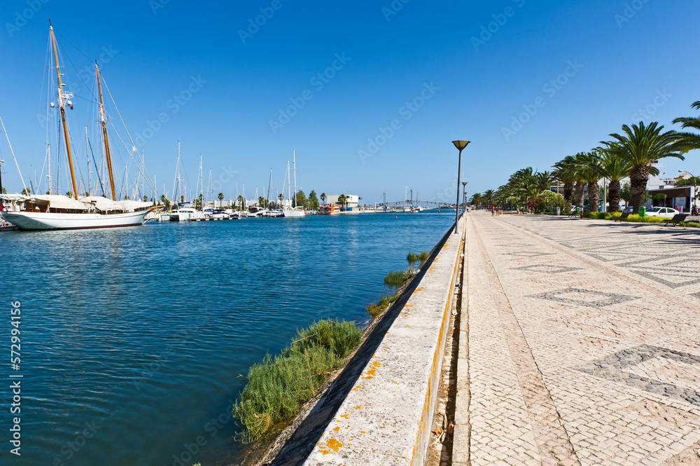 Marina and sea front Lagos Algarve Portugal
