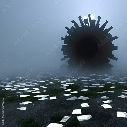 hole in the wall. AI