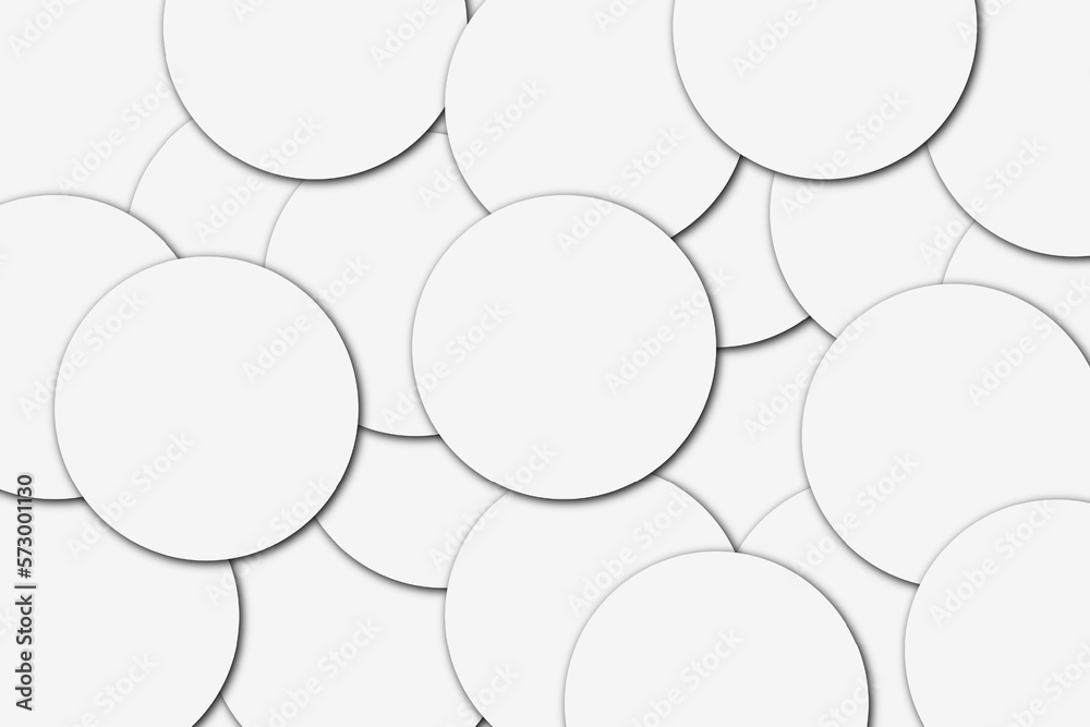 Modern abstract white circle with shadow. elegant background design Modern abstract white circle with shadow. elegant background design