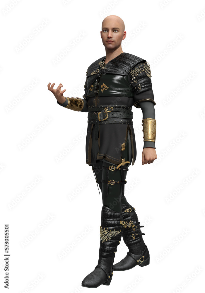3d render white young man character dark fantasy isolated 3d render white young man character dark fantasy isolated