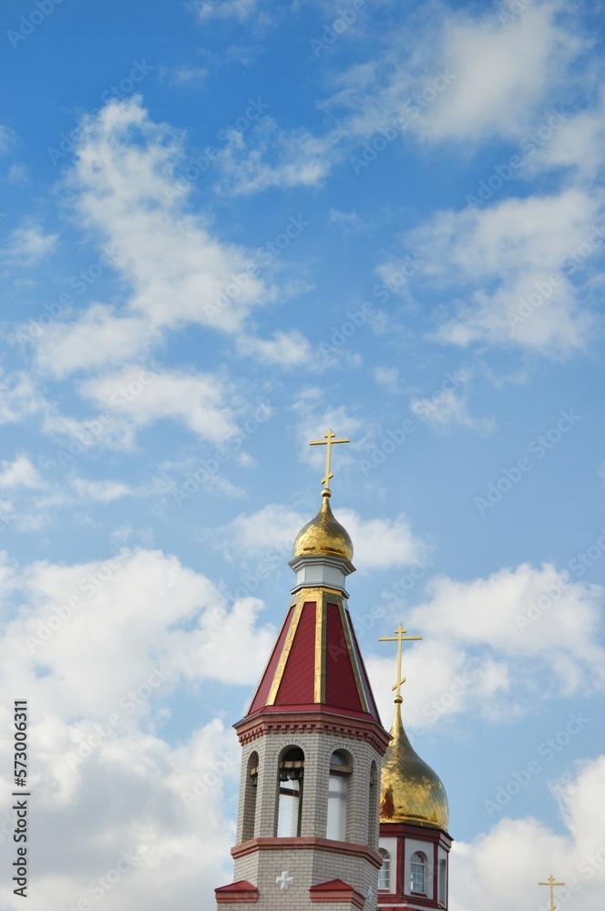 Russian Ancient Orthodox Church (RDC), in honor of the holy miracle workers and silverless Kozma and Damian, Orenburg, Russia