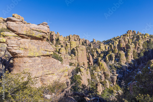 Scenic Chiricahua National Monument Arizona Landscape in Winter