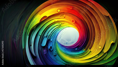 abstract colorful background Generate Ai photo