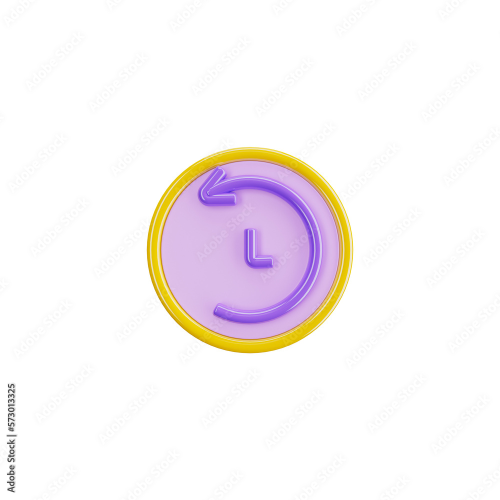 History 3d icon and symbol in white background. Modern and minimalistic design. Colorful 3D Rendered Illustration. History 3d icon and symbol in white background. Modern and minimalistic design. Colorful 3D Rendered Illustration.