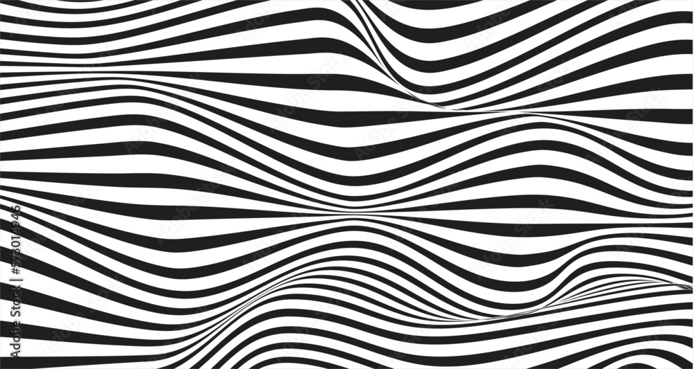 a line pattern with black and white stripes for a background
