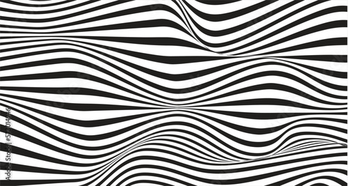 a line pattern with black and white stripes for a background