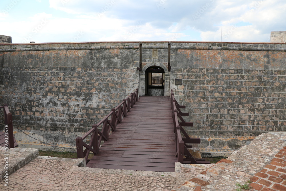 Fortress Castillo del Morro in Cuba, Caribbean