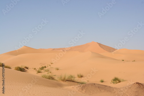 Sand dunes in the Sahara Desert in Morocco © Alex