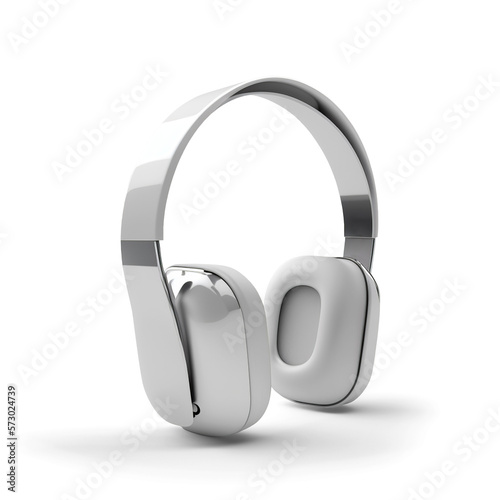 headphones 3d vector render isolated png