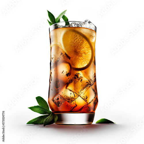 iced tea cup isolated on transparent png