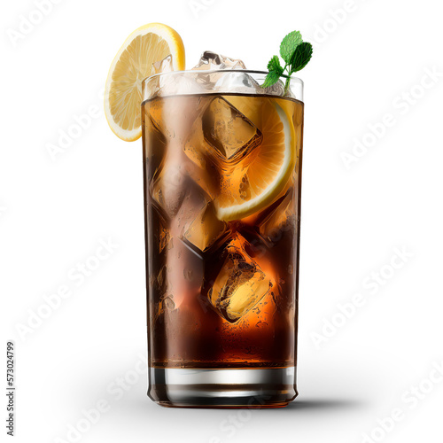 iced tea cup isolated on transparent png