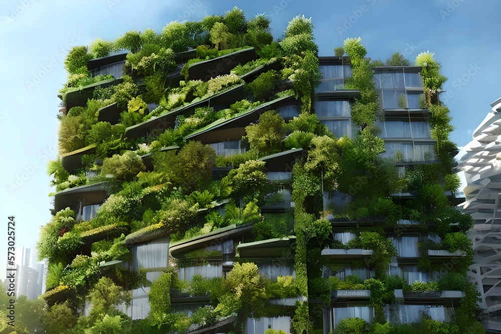 Eco-Friendly Green Building With Vertical Garden Design For Sustainability . Sublime Image . Generative AI Eco-Friendly Green Building With Vertical Garden Design For Sustainability . Sublime Image . Generative AI