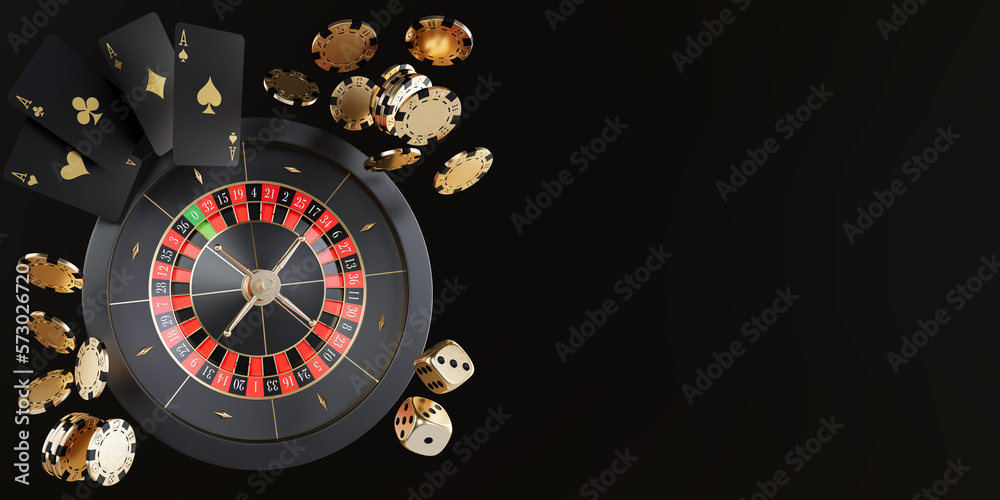 3d rendering - Casino gaming concept 3d rendering - Casino gaming concept