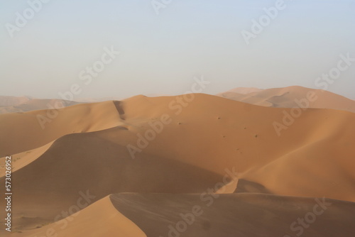 Sand dunes in the Sahara Desert in Morocco