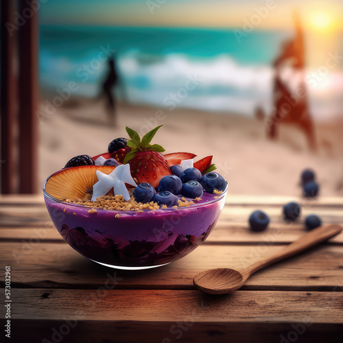 acai bowl. Ia Generative