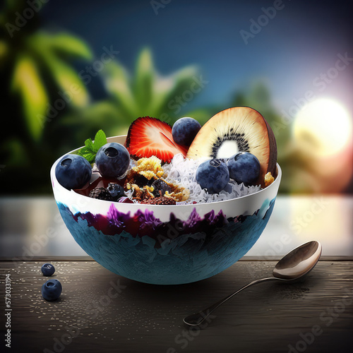 acai bowl. Ia Generative