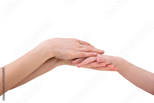 Shaking a helping hand on a transparent background. Love, compassion and mercy. png © meegi