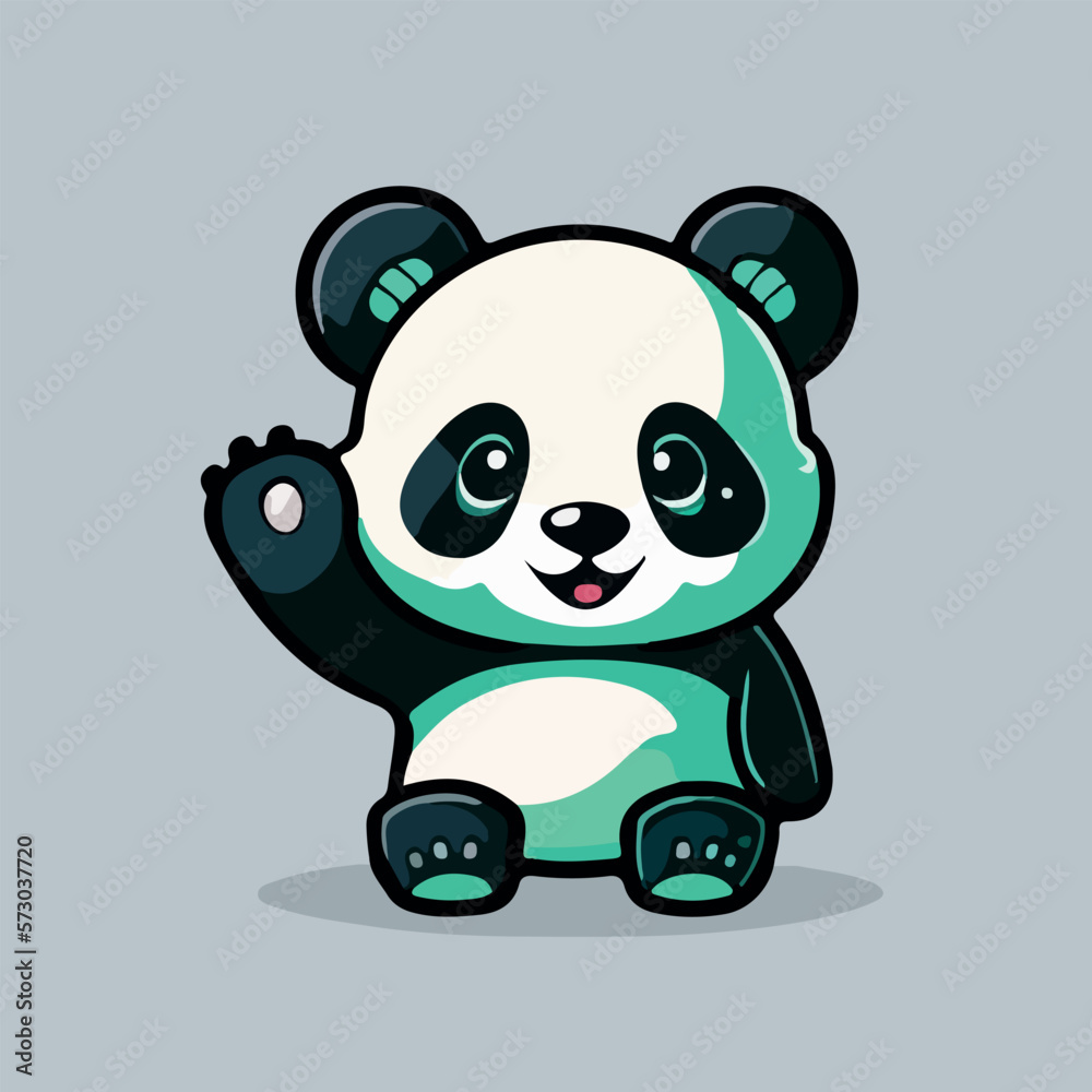 Cute Panda Cartoon Vector Icon Illustration. Animal Nature Icon Concept Isolated Premium Vector. Flat Cartoon Style Cute Panda Cartoon Vector Icon Illustration. Animal Nature Icon Concept Isolated Premium Vector. Flat Cartoon Style