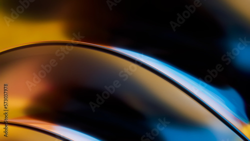 3d render, abstract background with layers macro, wavy fashion wallpaper