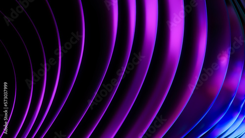 3d render, abstract background with layers macro, wavy fashion wallpaper