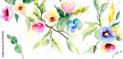 watercolor flowers watercolor painting