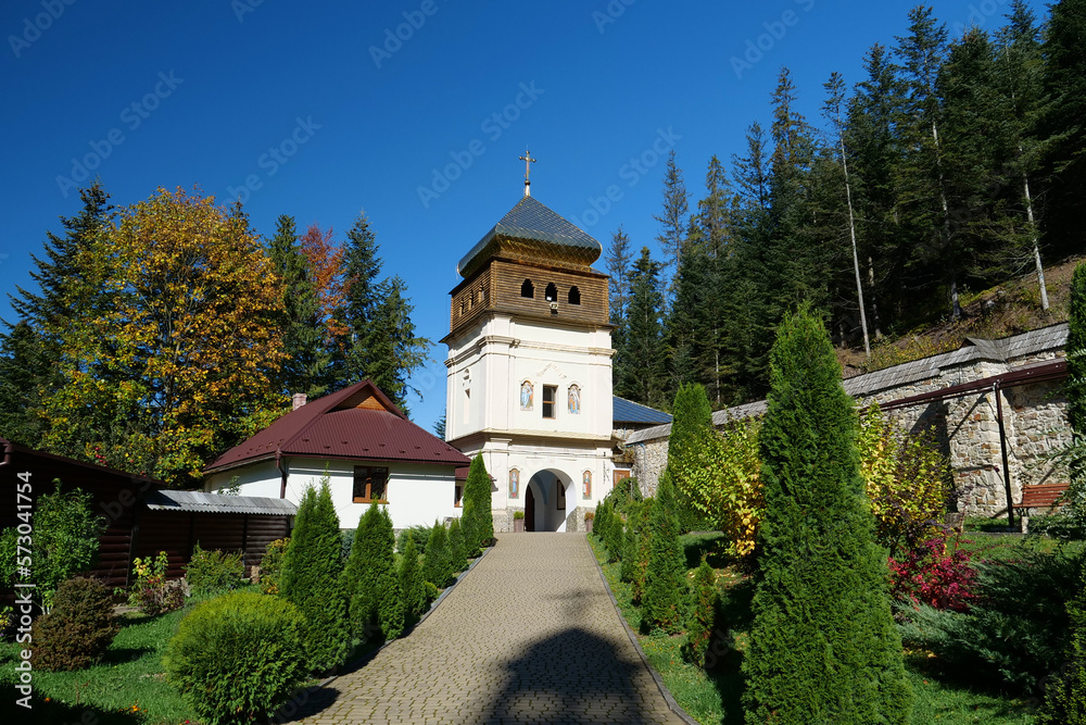 Manyava Skete of Exaltation of Holy Cross in Carpathian mountains, Ukraine Manyava Skete of Exaltation of Holy Cross in Carpathian mountains, Ukraine