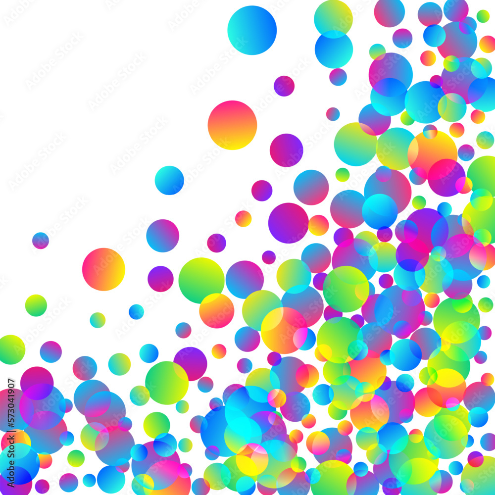 Magic party confetti decoration vector background. Rainbow round elements carnival decor. Surprise burst flying confetti. Holiday celebration decor illustration. Joy particles. Magic party confetti decoration vector background. Rainbow round elements carnival decor. Surprise burst flying confetti. Holiday celebration decor illustration. Joy particles.