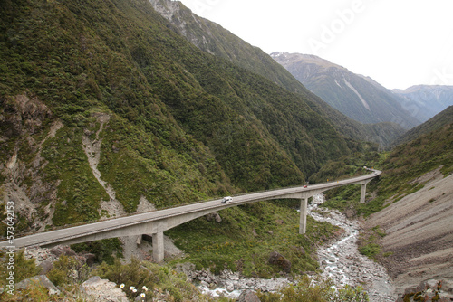 Bridge through the mountains