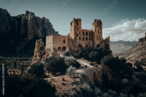 ruins of an old Algerian castle
