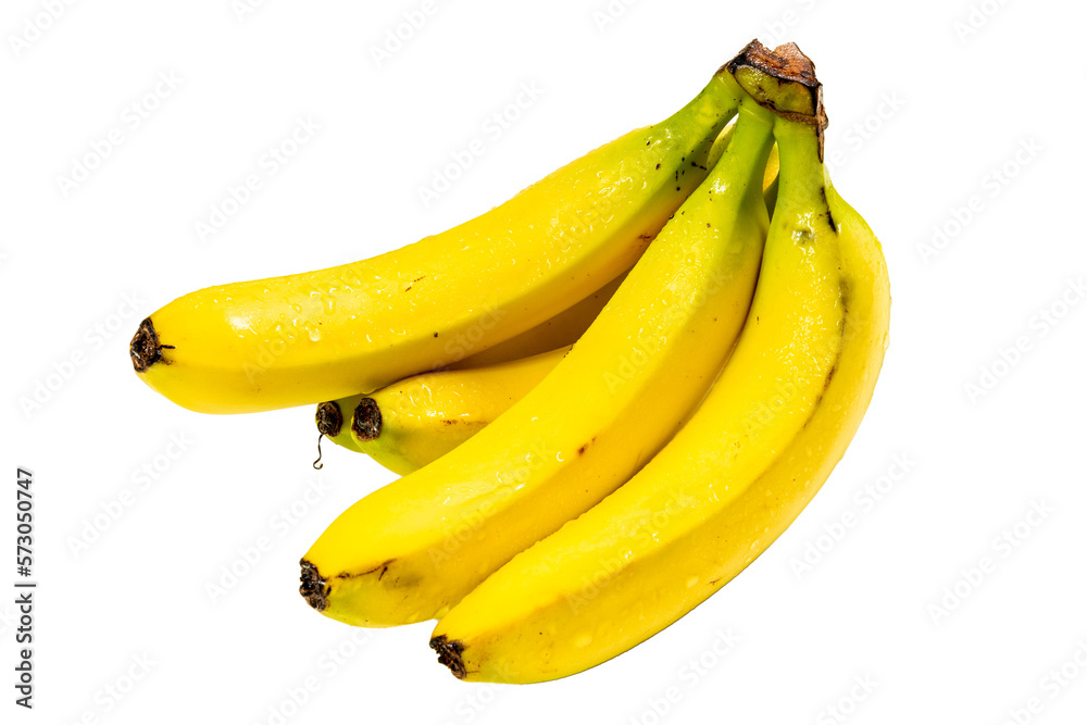 Bunch of Bananas with water droplets. Isolated on white background with clipping path. Bunch of Bananas with water droplets. Isolated on white background with clipping path.