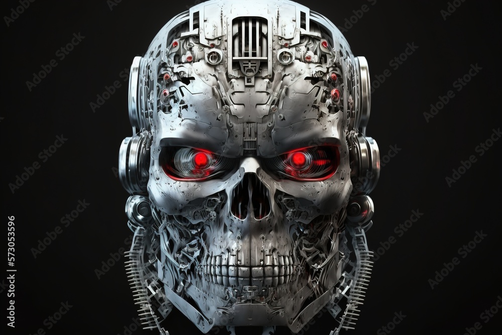robot skull of the dead robot skull of the dead