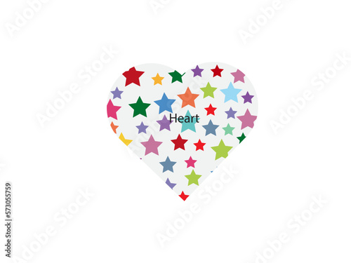 heart shaped confetti. heart made of colorful beads. heart made of colorful confetti. clip art heart clipart. 