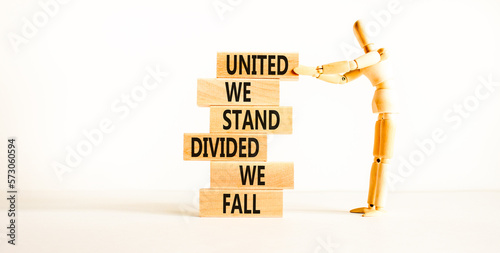 Cuadro en lienzo United or divided symbol