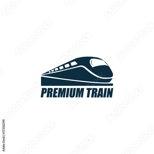 Premium  train logo modern templates