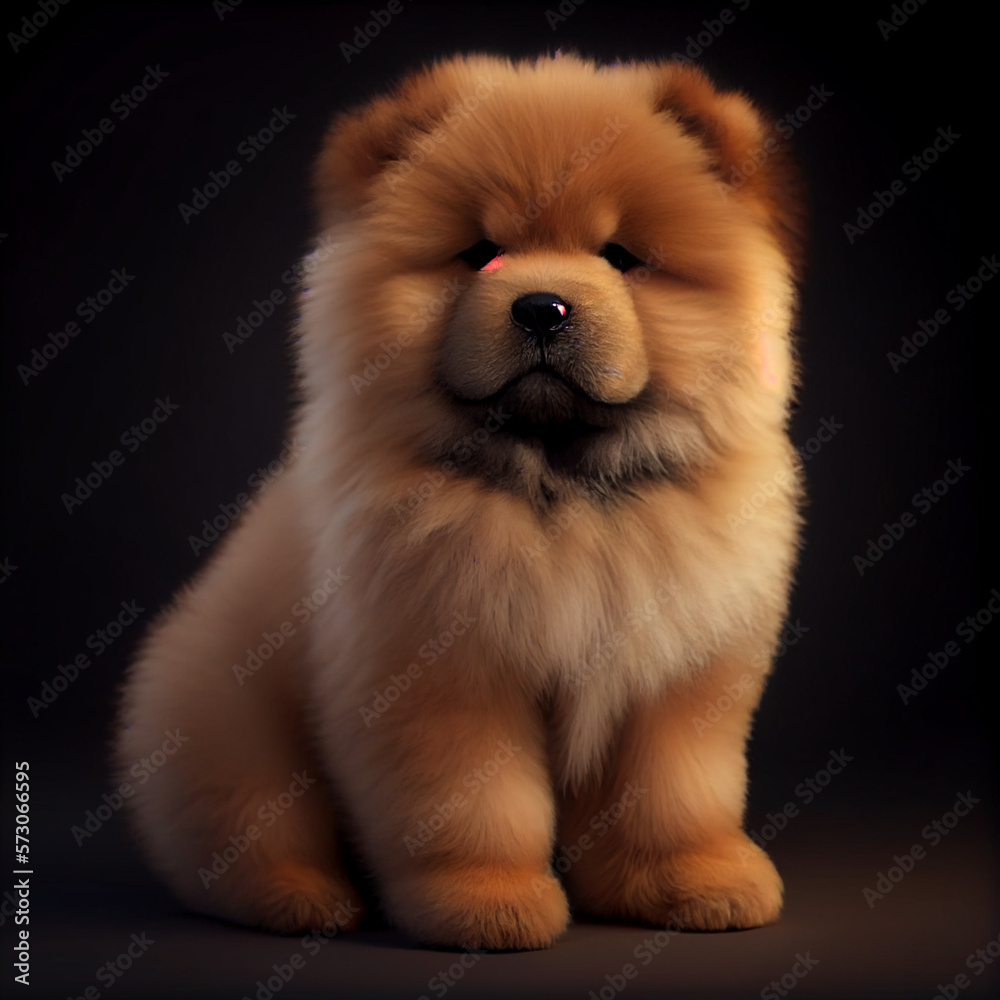 Puppy Chow Chow - Generative AI Puppy Chow Chow - Generative AI