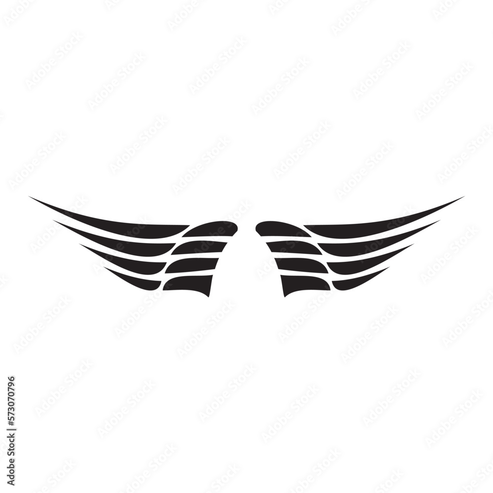 minimalist abstract wing design logo
minimalist abstract wing design logo