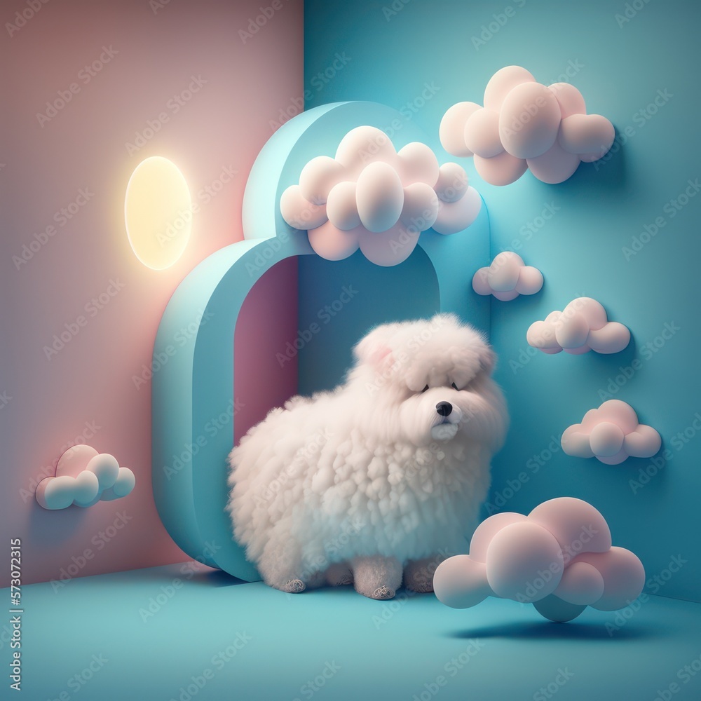 Pets in Pastel: Cute Kids' Illustration of Furry Friends. Generative AI Pets in Pastel: Cute Kids' Illustration of Furry Friends. Generative AI