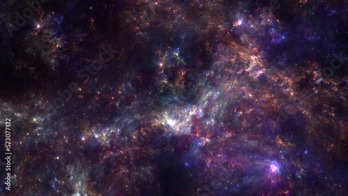 Fototapeta Naklejka Na Ścianę i Meble -  Streaming Starscape Nebula - Sci-Fi Nebula - Good for gaming and sci-fi related content - 8k resolution