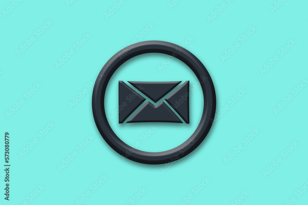 Letter - Envelope - Web icon illustration Letter - Envelope - Web icon illustration