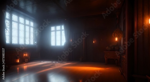 Interior of a empty room [AI Generated] © Jefferson