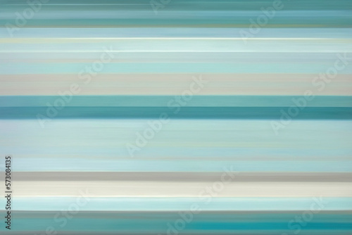 Background with shades of turquoise, beige, green, and brown in a horizontal pattern - copy space, Generative Ai